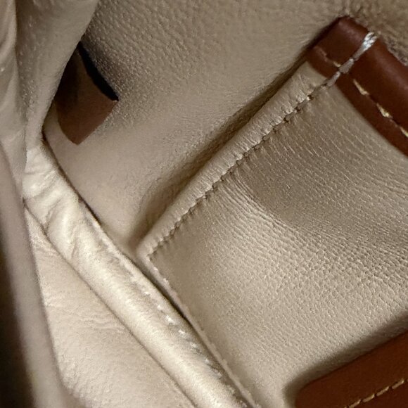 Coach Pillow Tabby Ivory Leather Shoulder Bag 18 - Picture 14 of 16